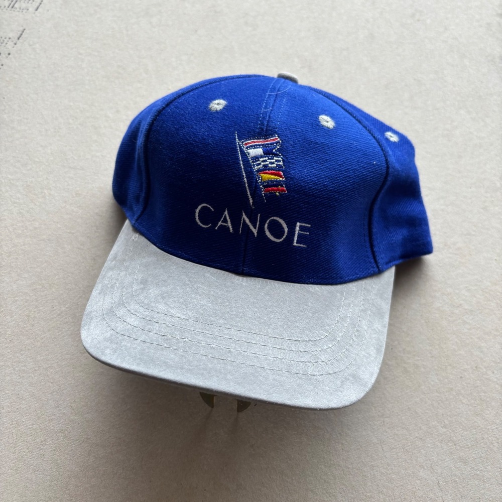 Vintage‎ 90s Canoe Nautical Sailing Hat